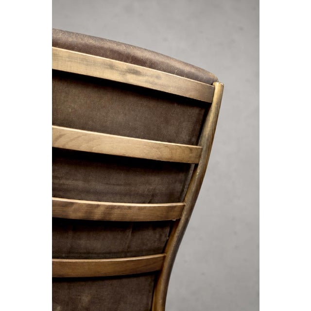 Vintage Danish High Chair in Beech and Brown Leather from Farstrup Møbler, 1970s For Sale - Image 18 of 18