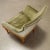 Velvet & Wood Armchair, 1960s For Sale - Image 3 of 11