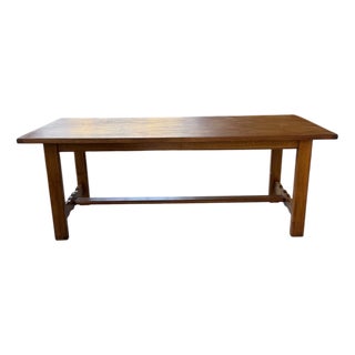 Oak Farm Table, 1970s For Sale
