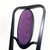 Austrian Modern Chairs 414 in Black Wood & Purple Fabric attributed to Kammerer Thonet, 1990s, Set of 3 For Sale - Image 9 of 18