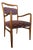 MCM Wood Frame Danish Armchair With New Maharam Sculpted Velvet Upholstery Imo John Van Koert For Sale