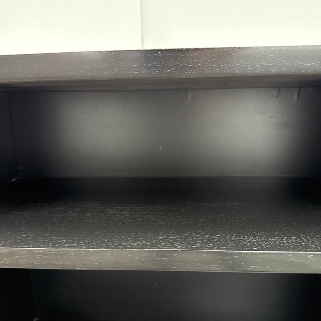 Black 21st Century Furniture Extendable-Shelf Bookcase For Sale - Image 8 of 12