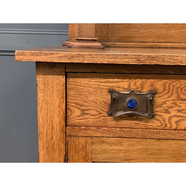 Arts & Crafts Oak Sideboard, 1900s For Sale - Image 13 of 18