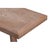 Brown Rustic Carved Leg Console Table in Natural Pine For Sale - Image 8 of 12