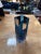 Vintage Italian Decorative Blue Vase 1980s For Sale - Image 4 of 6