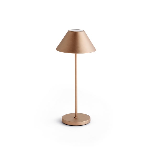 Metal Alluna Cordless Led Lamp 14" - Bronze For Sale - Image 7 of 7