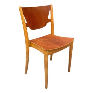 Vintage Madsens Teak and Beech Side Chair For Sale