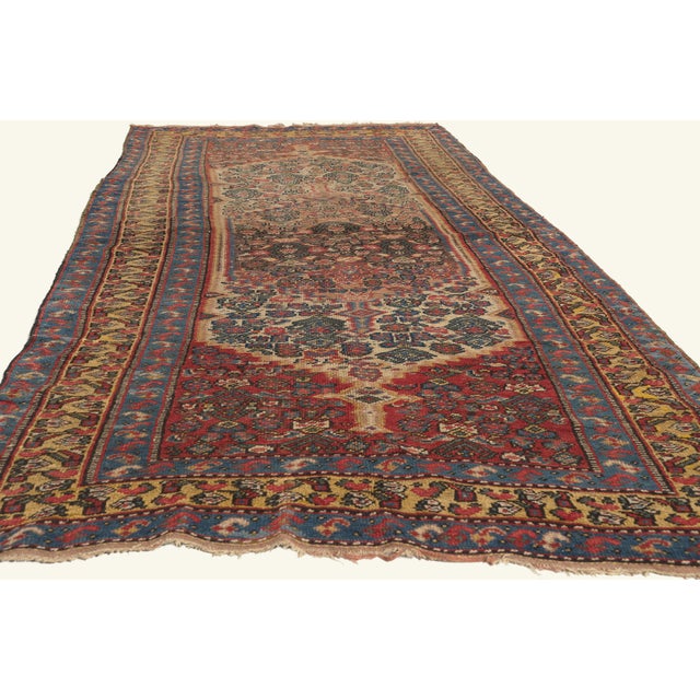 Rustic Late 19th Century Persian Lori Rug, 04'08 X 09'09 For Sale - Image 3 of 10