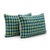 Mid-Century Modern Bohemian Turkish Kilim Lumbar Rug Pillow Cover 15'' X 24'' - Set of Two For Sale - Image 3 of 4
