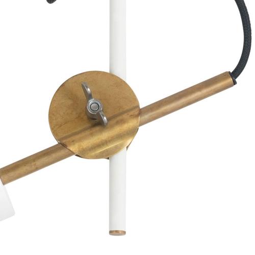 White Stav Spot 1 Ceiling Lamp by Johan Carpner for Konsthantverk For Sale - Image 3 of 6