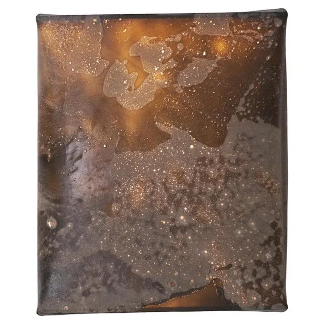 Brown Sculptural Light Object in Oak and Bio-Textile Canvas by Natural Material Studio For Sale - Image 8 of 8