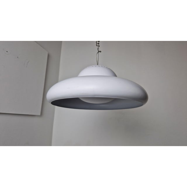 Fior di Loto Pendant Lamps in White Lacquered Metal by Afra & Tobia Scarpa for Flos, 1960s, Set of 2 For Sale - Image 16 of 18