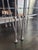 Ilana Goor Style 1970's Vintage Brutalist Iron Leather Stools Set of 3 For Sale - Image 15 of 15