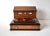 Victorian Tiger Oak Letterbox and Inkstand With Perpetual Calendar For Sale - Image 9 of 13