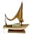 Antique Hand Made Model Sail Boat For Sale
