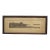 Antique John Octavius Anderson Signed Sailboat Village Seascape Etching 26" For Sale