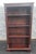 1940s Frankson Furniture Mahogany Chippendale 4-Tier Narrow Bookcase Bookshelf For Sale - Image 9 of 9