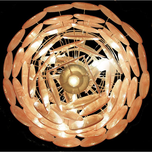 Vintage Italian Murano Chandelier, 2000 For Sale - Image 4 of 18