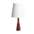 Mid-Century Danish Rosewood Table Lamp, 1950s For Sale