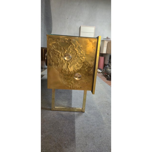 Brass and Murano Glass Sideboard from Justfurnituress SRL For Sale - Image 12 of 18