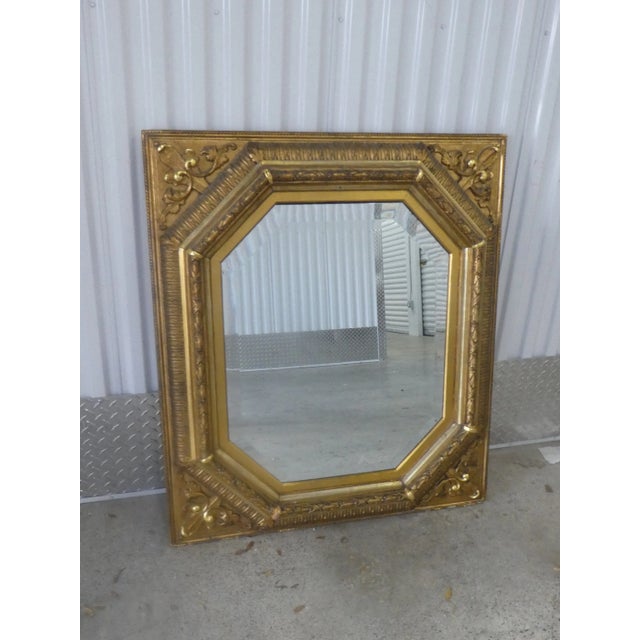 Beautiful Parish Hadley Interior antique parcel gilt wall mirror sold as found without overt damage but mirror needs...