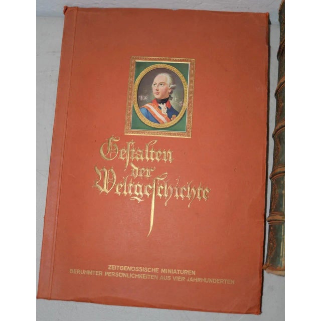 Lot of Three Rare Books on Portrait Miniatures Fine collection of books on portrait miniatures. One book Gestalten der...