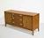 Brown Mid Century Modern Diamond Head Credenza Premier by Broyhill For Sale - Image 8 of 14
