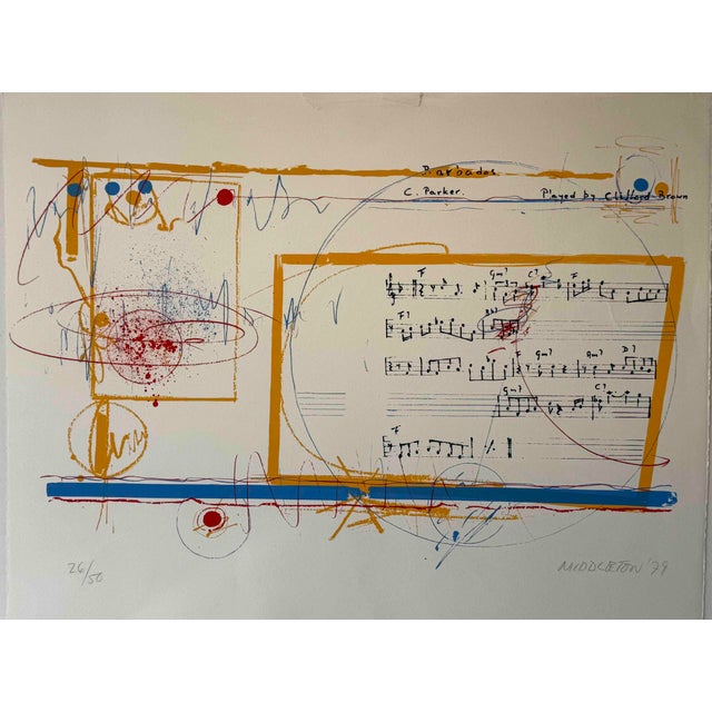 1970s Sam Middleton, 26/50, Screen Print For Sale - Image 5 of 5
