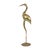 Mid-Century Modern Large Hollywood Regency Brass Crane Bird, 1970s For Sale - Image 3 of 16