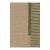 Rug & Kilim’s Contemporary Kilim With Textural Stripes in Beige & Green For Sale