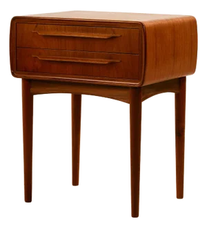 Teak Nightstand by Johannes Andersen for CFC Silkeborg