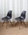 Black Eames Black Plastic Moulded Contemporary Dining Chairs - Set of 4 For Sale - Image 8 of 11