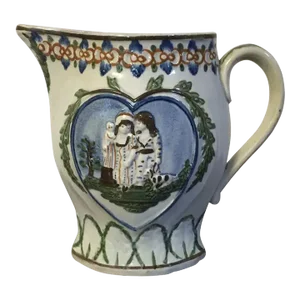 Antique 18th Century Pearlware Pitcher Jug