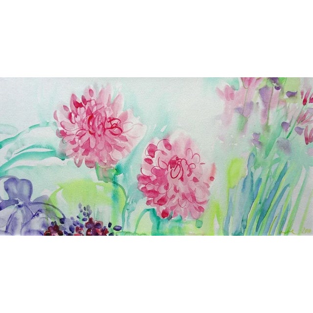 Paper Ingrida Irbe, Luxembourg Garden, 2010, Watercolor on Paper For Sale - Image 7 of 7