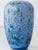 French Blue and Green Mouth-Blown Cased Art Glass Vase from La Rochère, 1960s For Sale - Image 4 of 17