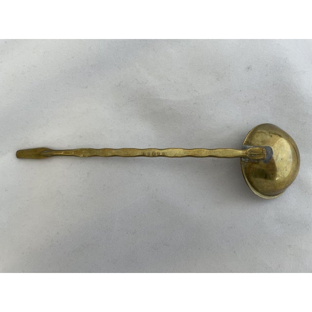 Metal Brass Over Copper Tea Spoons (Set of 8) For Sale - Image 7 of 7