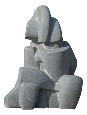 Jan Keustermans, Abstract Sculpture, Belgian Blue Stone