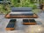 This striking modular platform sofa is a perfect example of late mid-century design, blending clean architectural lines...