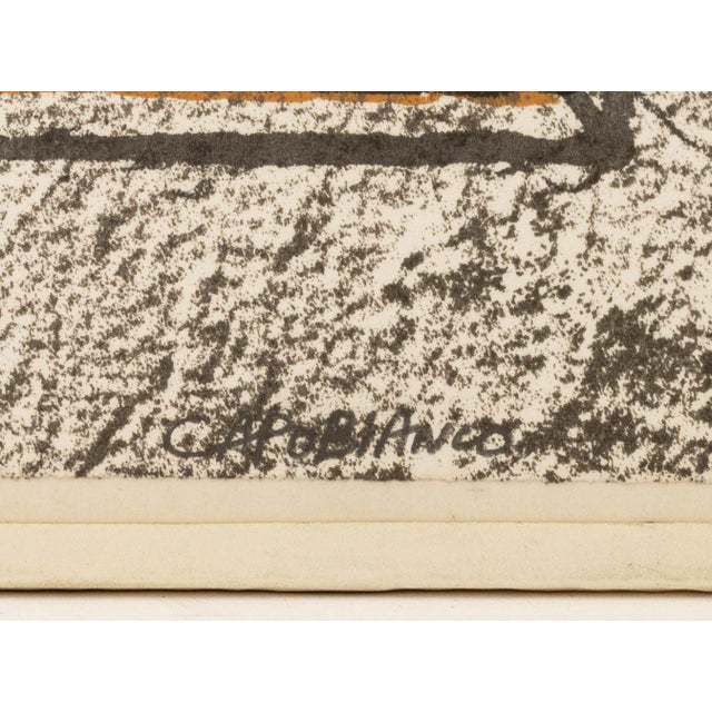 Domenick Capobianco "Wall" Lithograph and Silkscreen For Sale - Image 4 of 6