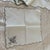 Art Deco Art Deco Linen Tablecloth 32" X 33" , 10 Napkins C1930 Cream With Gray Trim Pristine For Sale - Image 3 of 18