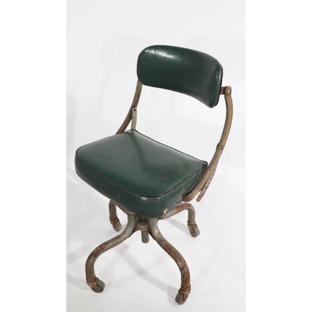 Classic Industrial Do / More Swivel Desk Chair | Chairish