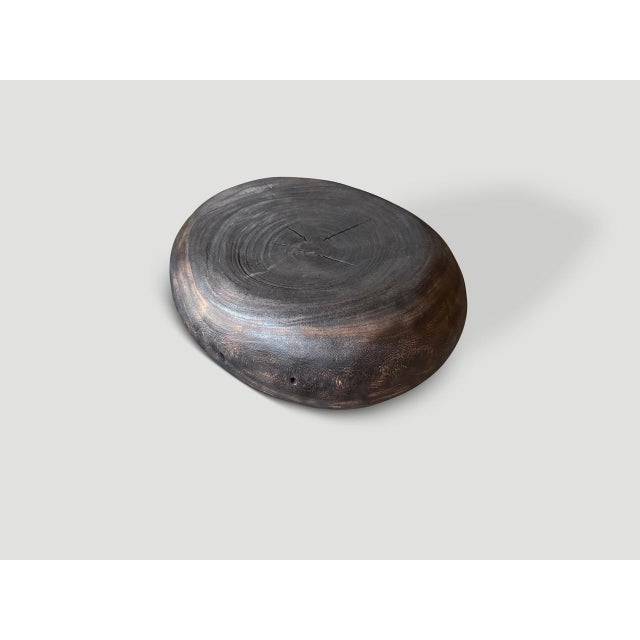 Andrianna Shamaris Pebble Style Charred Coffee Table For Sale In New York - Image 6 of 6