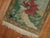 20th century Persian Tabriz Square Pictorial mat