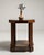 1920s France Art Deco Amber Glass Side Table For Sale - Image 12 of 15