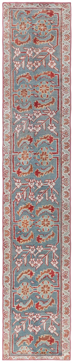 Doris Leslie Blau Vintage Turkish Oushak Fragment Runner Rug
