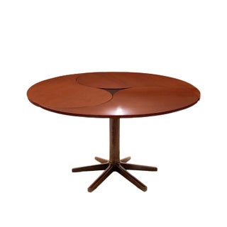 Mid-Century Danish Yin-Yang Teak Extending Dining Table by Ole Gjerløv-Knudsen & Torben Lind for France & Son For Sale