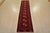Tribal Turkmen Runner 2’6” X 9’7” Red Wool Vintage Tribal Hand-Knotted Oriental Rug For Sale - Image 3 of 13
