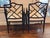 Transitional Contemporary Pair of Chinese Chippendale Style Armchairs For Sale - Image 3 of 7