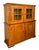Biedermeier Buffets in Cherry Wood, Birch and Ebonization Veneered on Softwood Body, 1820s, Set of 2, in Good conditions....