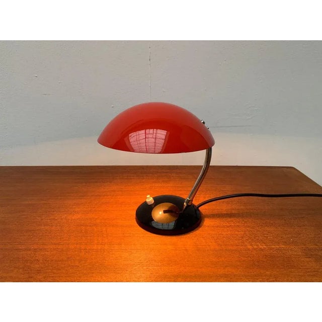 Metal Mid-Century Czech Minimalist Table Lamps by Josef Hurka for Drukov, Brno, Set of 2 For Sale - Image 7 of 18